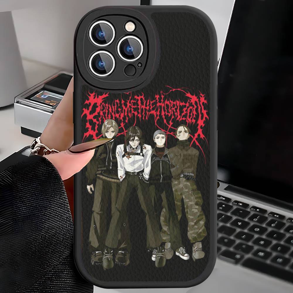 

B-Bring M-Me The H-Horizon Leather Phone Case For IPhone 16 16e 15 14 13 12 11 Pro Max Plus Mini Cover 11 pro max