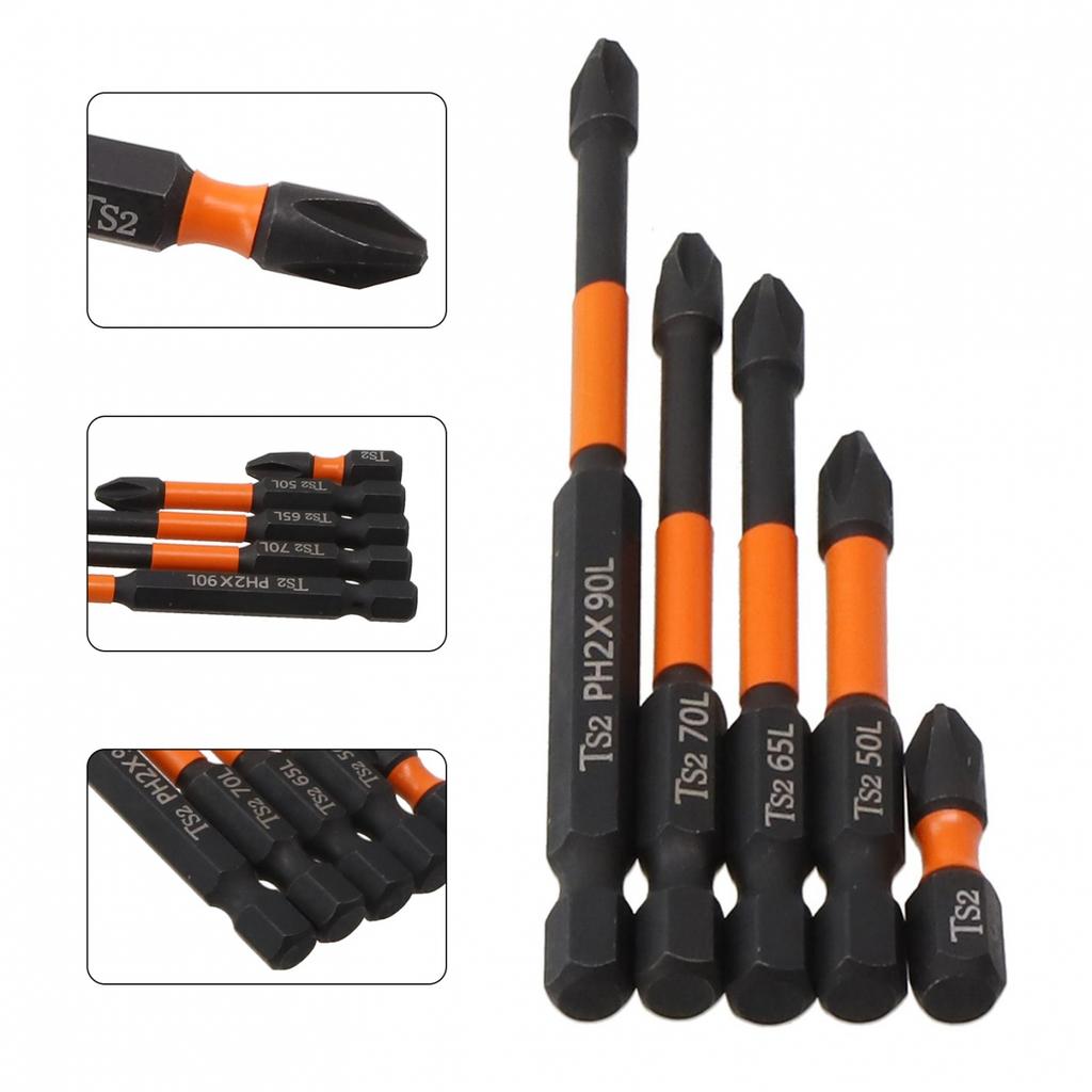1/4Inch Hex Screwdriver Bits 65mm 70mm Alloy Steel