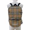 Excellent BURBERRY Daypack Nova Check Logo Backpack Sling Bag Beige 8013921 Used
