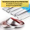 Chrome Trim Molding Strip Car Door Window Bumper Side Trime Protector 16FT