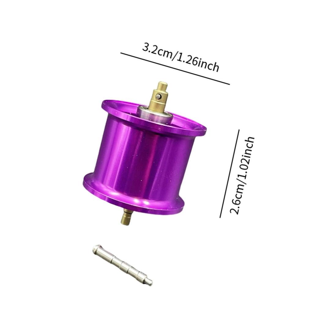 Fishing Reel Spool Aluminum Alloy DIY Baitcasting Reel Refit Spool Part Fishing Tool for Flying Fishing