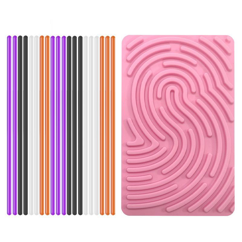 Silicone Sensory Fidget Board: Anxiety Relief and Educational Toy for Kids with Autism
