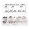 580-Piece Multi-Spec Stainless Steel Flat Washer Set