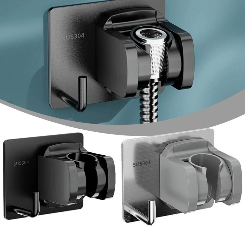 Universal Shower Head Holder Wall Mounted Bathroom Shower Bracket Showerhead Bracket  Shower