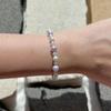 KIETIMOOR Mystic Pearl Bracelet Silver925) Mystic Purple Pearl Silver Bracelet