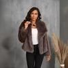 Fur Big Collar Synthetic Fur Coat Short Fashion Imitation Fox Fur Coat Fluffy Plush Women's Clothing