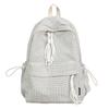 Schoolbag schoolbag ins niche junior high school girls plaid bag Korean lazy wind backpack women travel light and high value