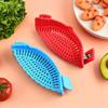 Vegetable Washing Filter Silicone Pot Edge Strainer, Clip-on Kitchen Colander for Pasta Vegetables, Multipurpose Food Strainer Non Slip Drainer
