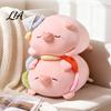 Soft Huggable Animal Doll Cute Pig Plush Pillow, Stuffed Animal, Short Velvet Plushie Pillow Doll, Small Bag Charm & Large Throw Birthday Gift