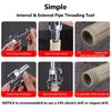 Portable Pipes Threading Tool Set With Ergonomic Hex Handle Plumbing Threading Equipment For DIY And Professional Use