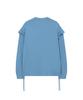 COVERNAT WOMAN Shirred Sweatshirt Dusty Blue