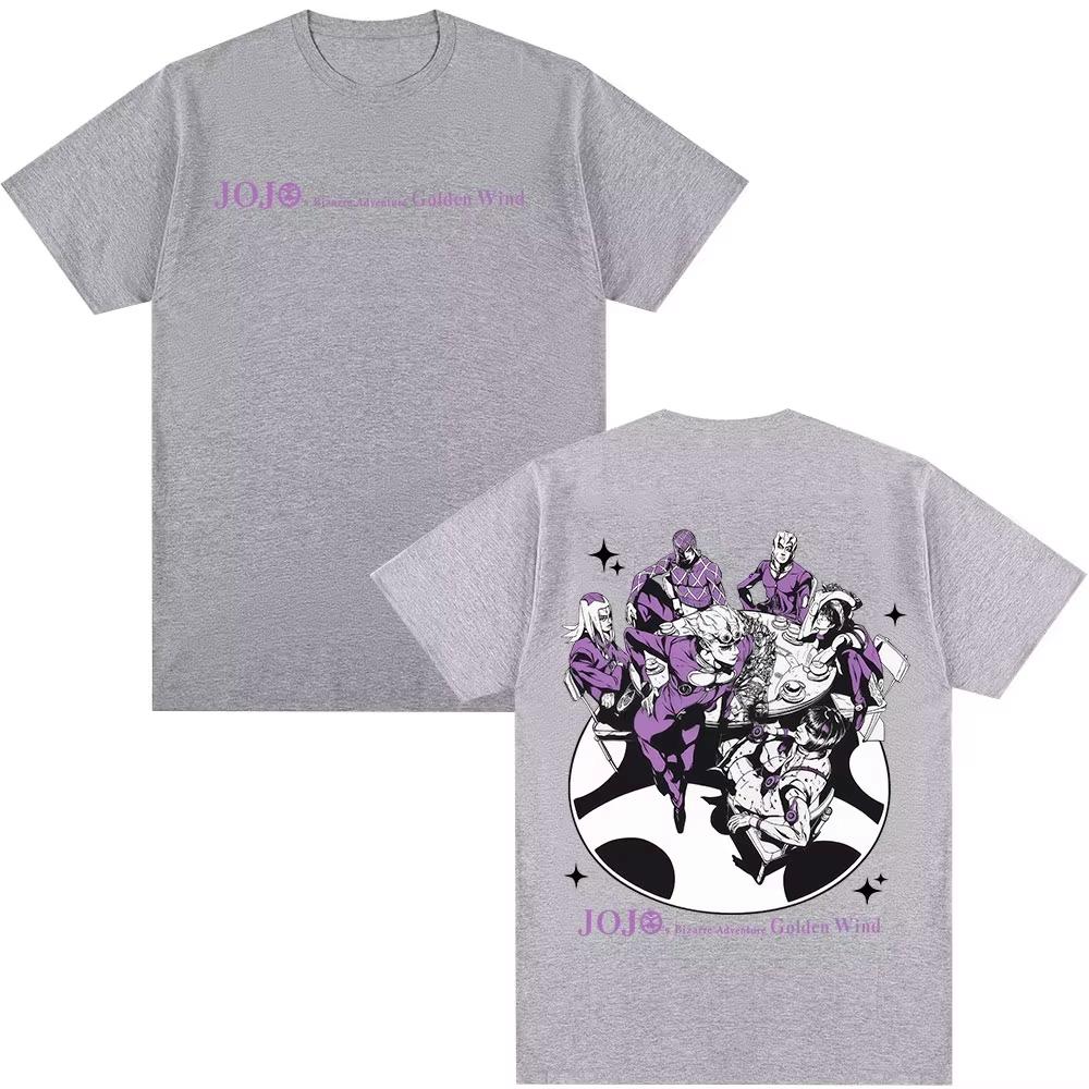 Unisex 2026 Summer JoJo's Bizarre Adventure Cartoon Graphic Loose Casual Short Sleeve T-shirt
