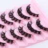 10 Pairs Of Curled False Eyelashes D Song Thick Curl Planting Grafting Natural Eyelashes