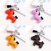 Uroczy Kreskówkowy Miłość Kucyk Skórzany Brelok Kawaii Charmsy Konie Plecak Torebka Wisiorek Wiszące Ozdoby Dekoracja Brelok Prezenty