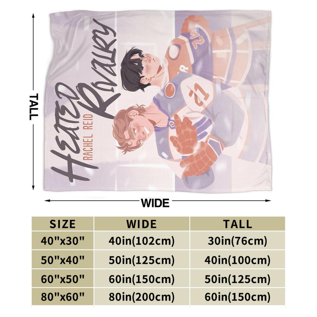 Heated Rivalry Fuzzy Blankets Canadian Sports Romance Custom Throw Blankets for Home Hotel Sofa  200x150cm Plush Thin Quilt
