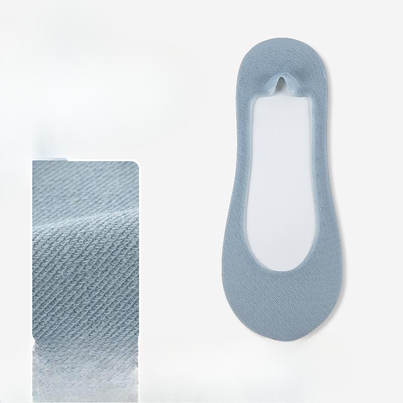 Women Summer Ultra Thin Non Slip Non Fall with Shallow Mouth Invisible Breathable Ice Silk Boat Socks