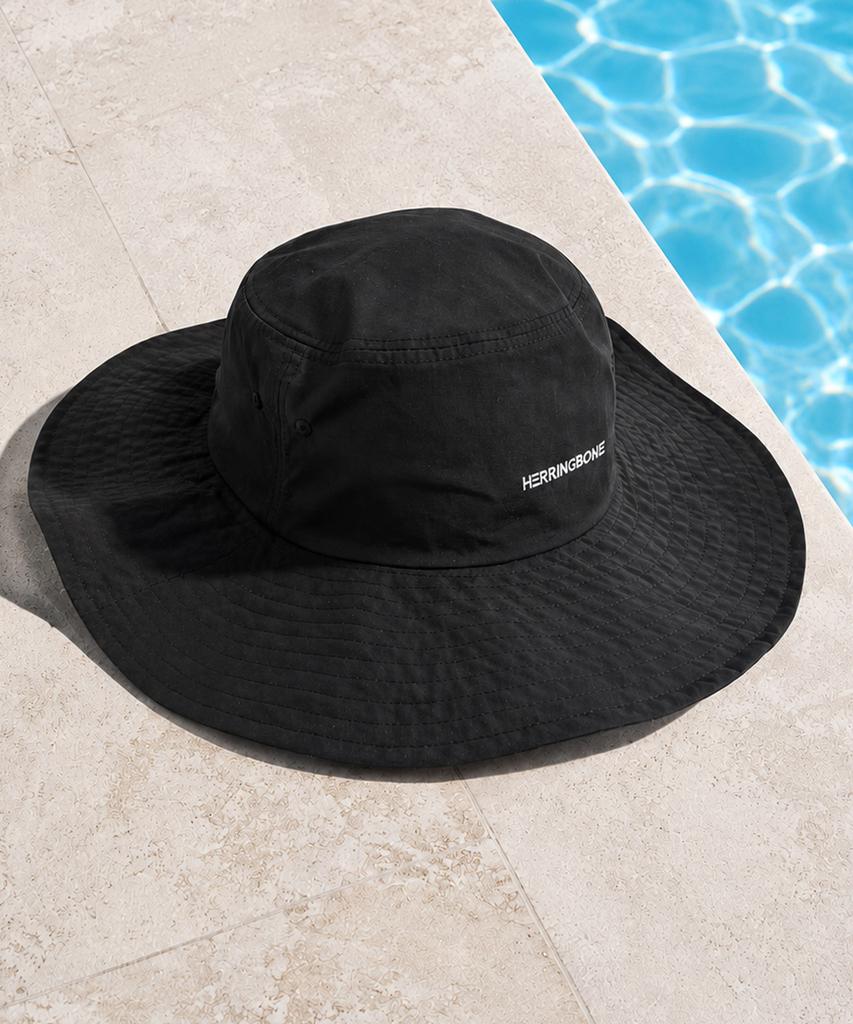 Helingbon Nylon Mesh Wide Bucket Hat / Yj103