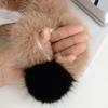 Large Faux Fur Panda Earmuff Hat - Enhances Face Slimness, Winter Warmth, Ideal for Outdoor Photography.