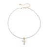 Versatile Triangular Crystal Crosses Pendant Necklace Perfect For Daily Activities Special Occasions And Gift Giving