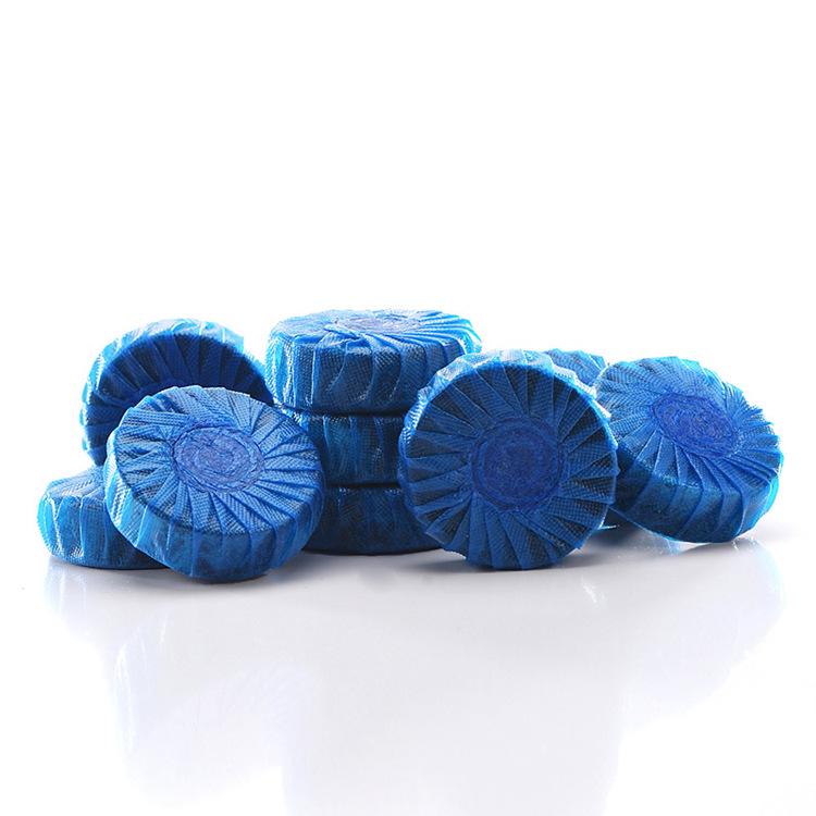 Blue Bubble Toilet Bowl Cleaner & Deodorizer - Scented Urine Scale Remover Block