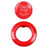 Red ABS Engine Start Stop Button Cover Outer Ring Frame for BMW 1 3 5 Series X1 X3 X5 M5 Models Years 2004 To 2015 Direct Fit
