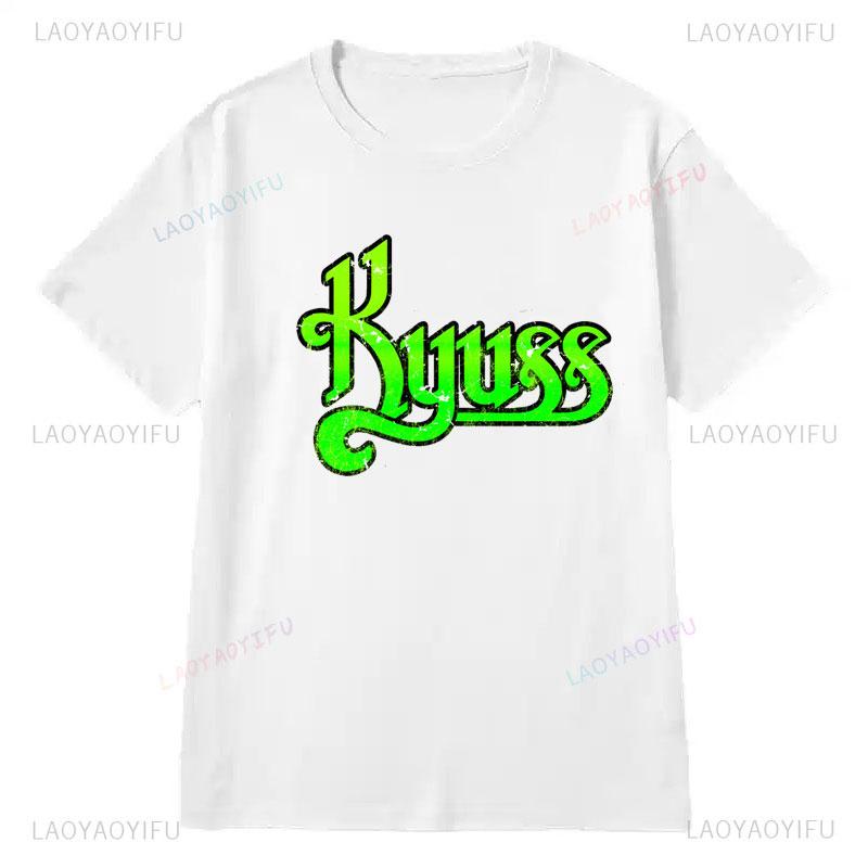 Unisex Women Camiseta Kyuss Bandas De Rock Art T Shirt Polyester Cheap Short Sleeve New in Tee&tops Hip Hop Streetwear Vintage Top