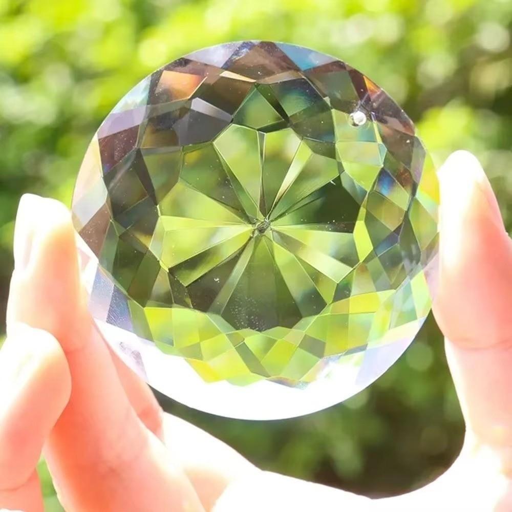 Hanging Design Crystal Prism Pendant Clear Crystal Rainbow Catcher Home Garden Decor