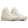 Converse Chuck 70 High Egret Gelb Damen Turnschuhe Creme Rot A07117C