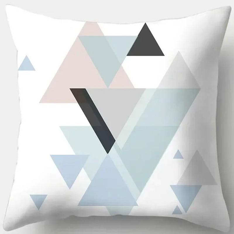 Geometric Patterns Chevron Dot Triangle Pattern Cushion Cover Suitable for Sofa Bedroom Car Pillow Cover