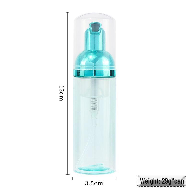 60ml Portable Foaming Face Wash Bottle - Refillable Press-Type Facial Cleanser Mousse Container