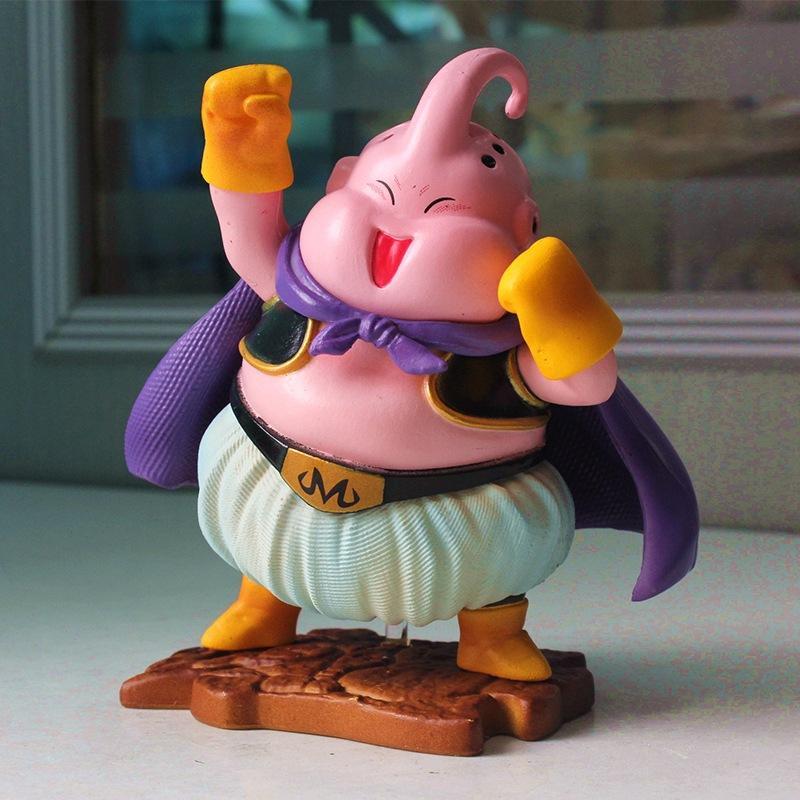 

FigureCrazy Dragon Ball Z Figure Buu Lovely Fat Biscuit Boo PVC Figure DBZ Goku Vegeta Super Saiyan Fighting Buu Model Toy 9cm