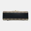 [Pre-Owned] Padlock Moonlight Treasure Box Series Metal Lock Logo Canvas And Leather Crossbody Bag Small - Very Good #1GFRY4D