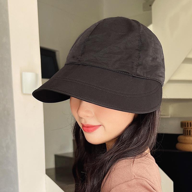 Zhao Ruth sun hat female summer drawstring lightweight anti-ultraviolet sun protection face cover sun bucket hat