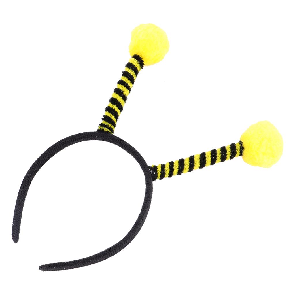 12 Stück Bienen-Antennen-Haarreif Haarreifen Haarspange Kostümzubehör Kopfbedeckung für Damen Perfekt für Halloween-Kostüm und Cosplay