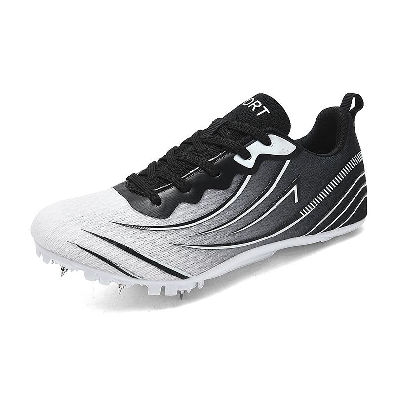New track and field sprinting sports men's and women's sports outdoor nail shoes medium and long running long jump shoes high school entrance