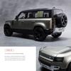 Brago 1:24 Land Rover Defender 2022 SUV Diecast 24 X 11 X 10 Cm, (Green/Gray), 1 Pc