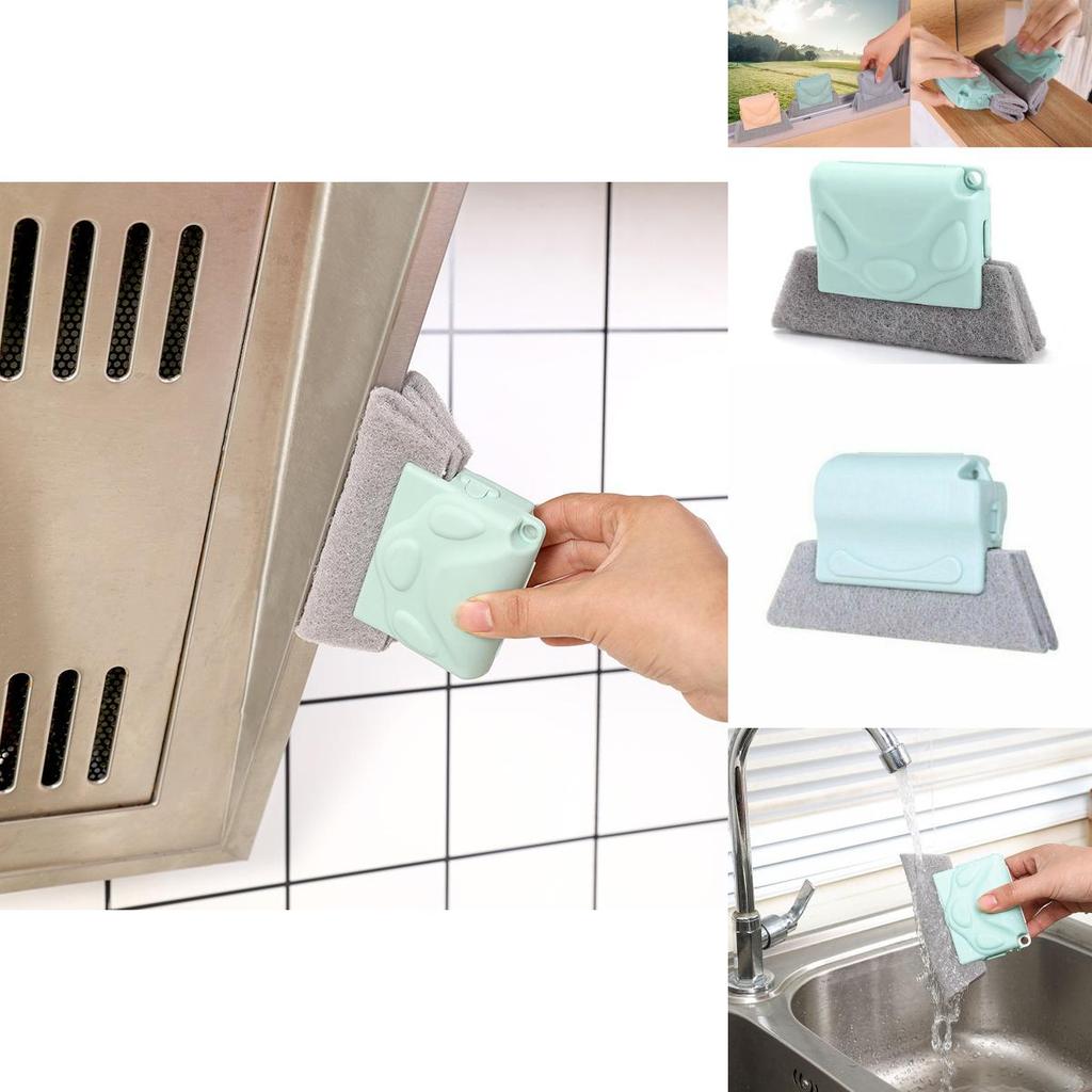Door Track Window Cleaning Brush Gap Groove Dust Cleaner Corner Cleaning Magic
