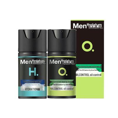 Mentholatum Men's Hydrating and Oil Control Face Cream Set