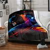 1pc Superhero Batman Flannel Throw Blanket Lightweight Soft Warm All Season Blanket for Sofa, Bed, Travel,L1028059