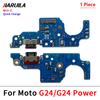 USB Dock Connector Charging Port Flex Cable For Moto G04 G14 G24 G34 G54 G53 G84 5G G13 G22 G23 Charger Board With Mic Module