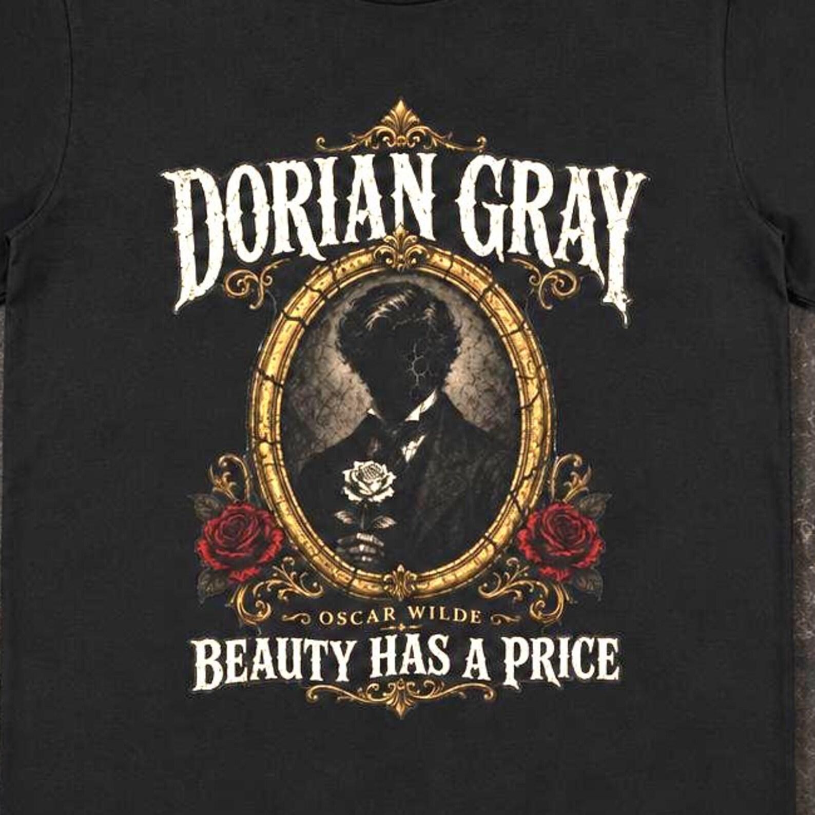 Dorian Gray Shirt, Oscar Wilde Tee, Gothic Literature Shirt, Dark Academia Book Lover Gift, Victorian Portrait Graphic Tee 3XL