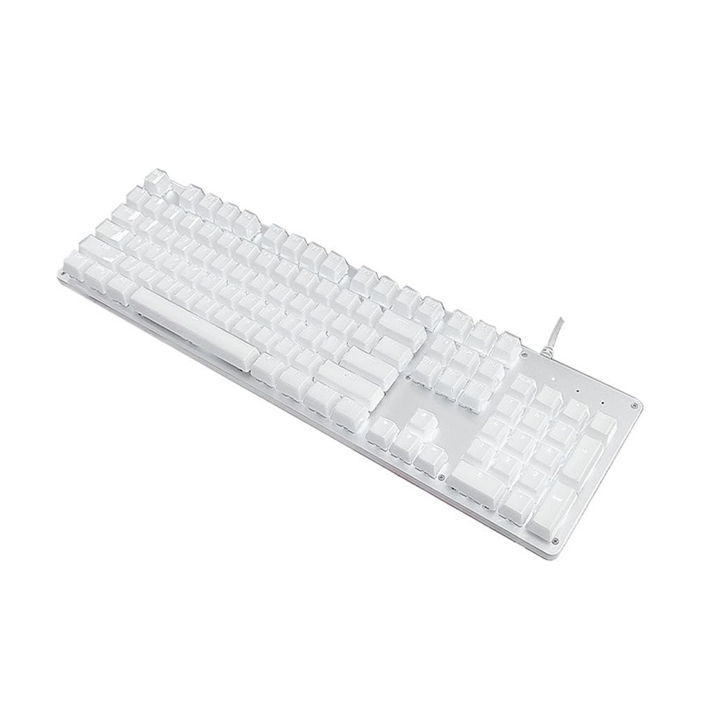 

[EFFORTS] Gaming Keyboard, Cryolite Keycap, Transparent Keyboard, Red Axis, Black Axis, Blue Axis, 104 Keys, Mechanical Type, RGB Luminous Backlight,