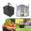 Grand Sac Isotherme Anti-fuite pour Livraison de Nourriture Sac Glacière Thermique Portable Réutilisable pour Restauration à Emporter Épicerie Pique-nique Voyages