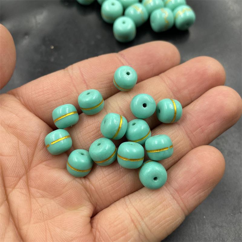 Turquoise Old Style Abacus Tube Loose Beads for DIY Jewelry Accessories