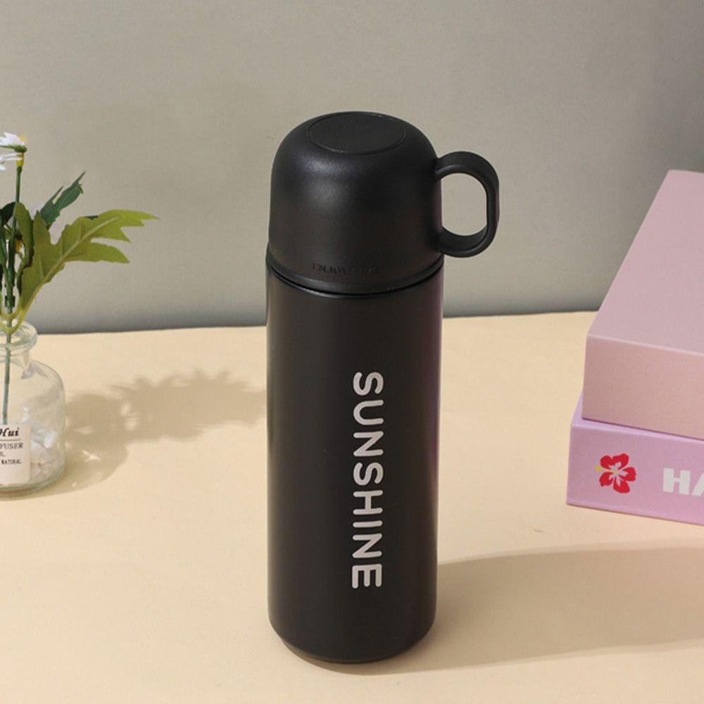 Fashion Insulation Cup 500ml Water Bottle Portable Coffee Mug  Travel