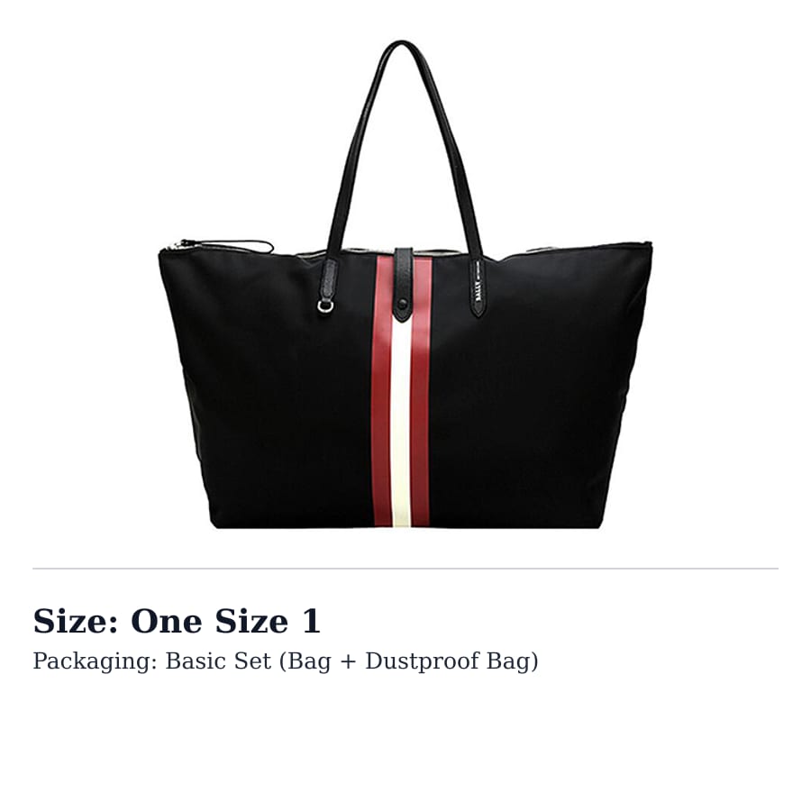 BALLY Nylon With Leather Travel Bag