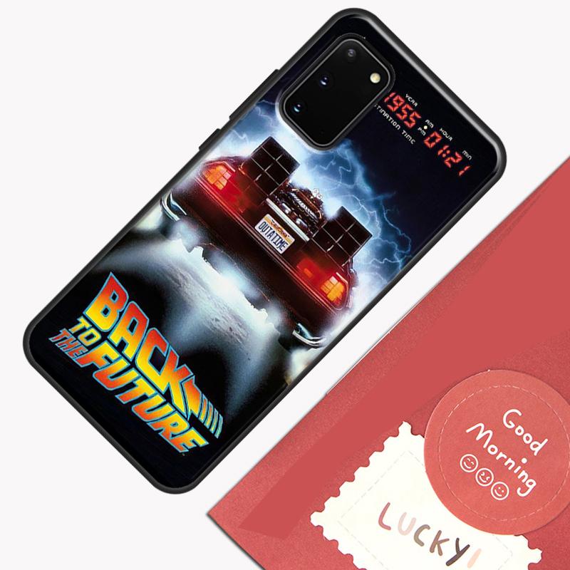 Back To The Future Time Machine Phone Case For Samsung Galaxy S26 S25 S24 S20 S21 S22 S23 Ultra S10 Plus S25 FE Cover Shell