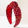 Fashionable Personalized Wide Edge Knotted Snowflake Headband