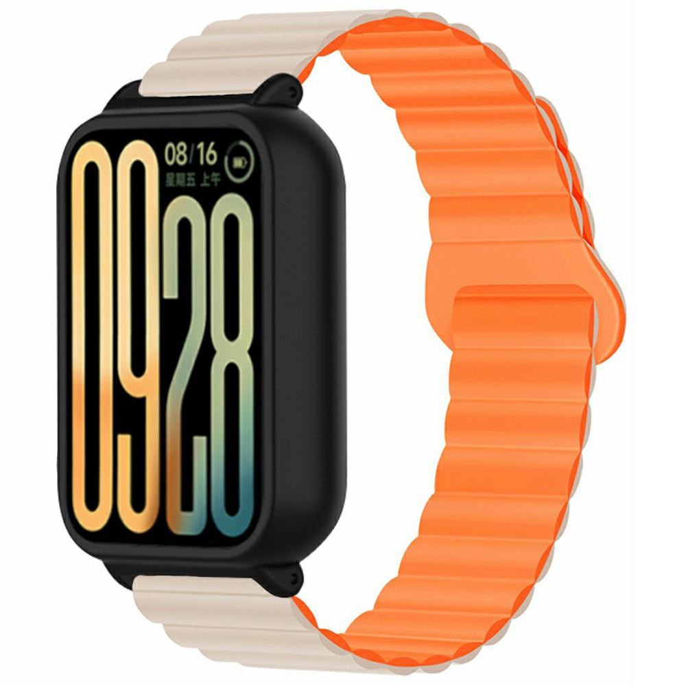 For Xiaomi Smart Band 9 Pro Silicone Strap Replacement Magnetic Loop Watch Band with PC Case