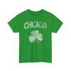 Chicago Shamrock St. Patrick's Day Tee, Unisex Cotton Shirt, Irish Pride, Green